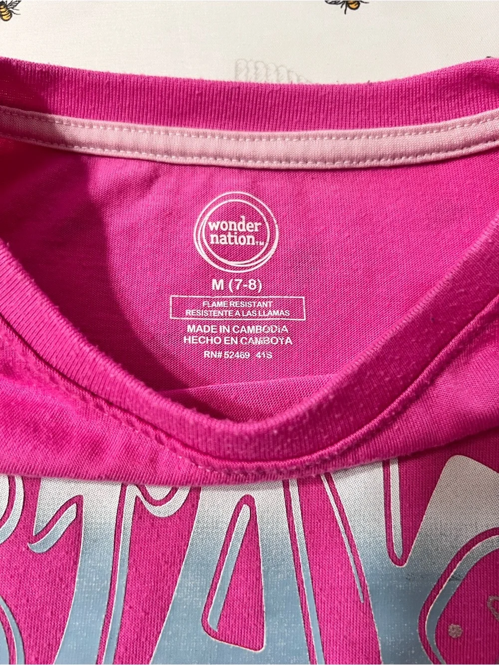 wonder nation Pink 'Stay Sleepy' Girls Long-Sleeve Pajama Set